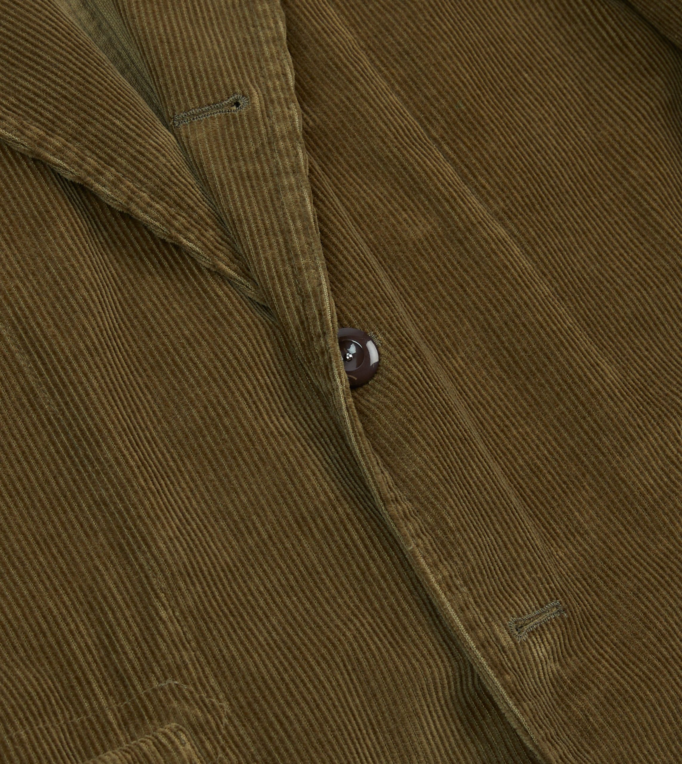 Olive Cotton Corduroy Field Games Blazer - Image 6