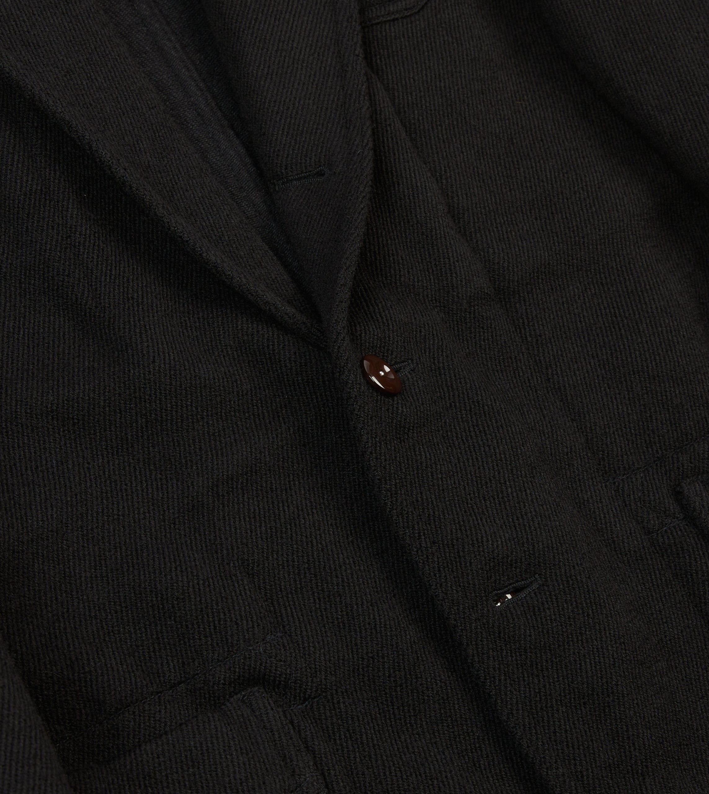 Navy Wool-Cotton Twill Field Games Blazer - Image 6