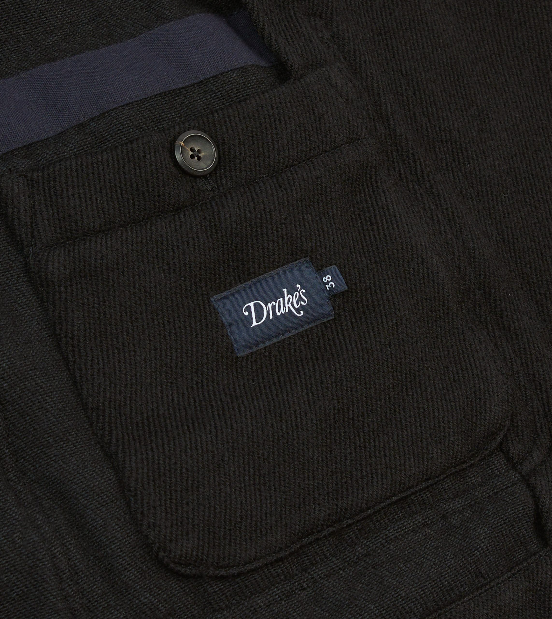 Navy Wool-Cotton Twill Field Games Blazer - Image 8