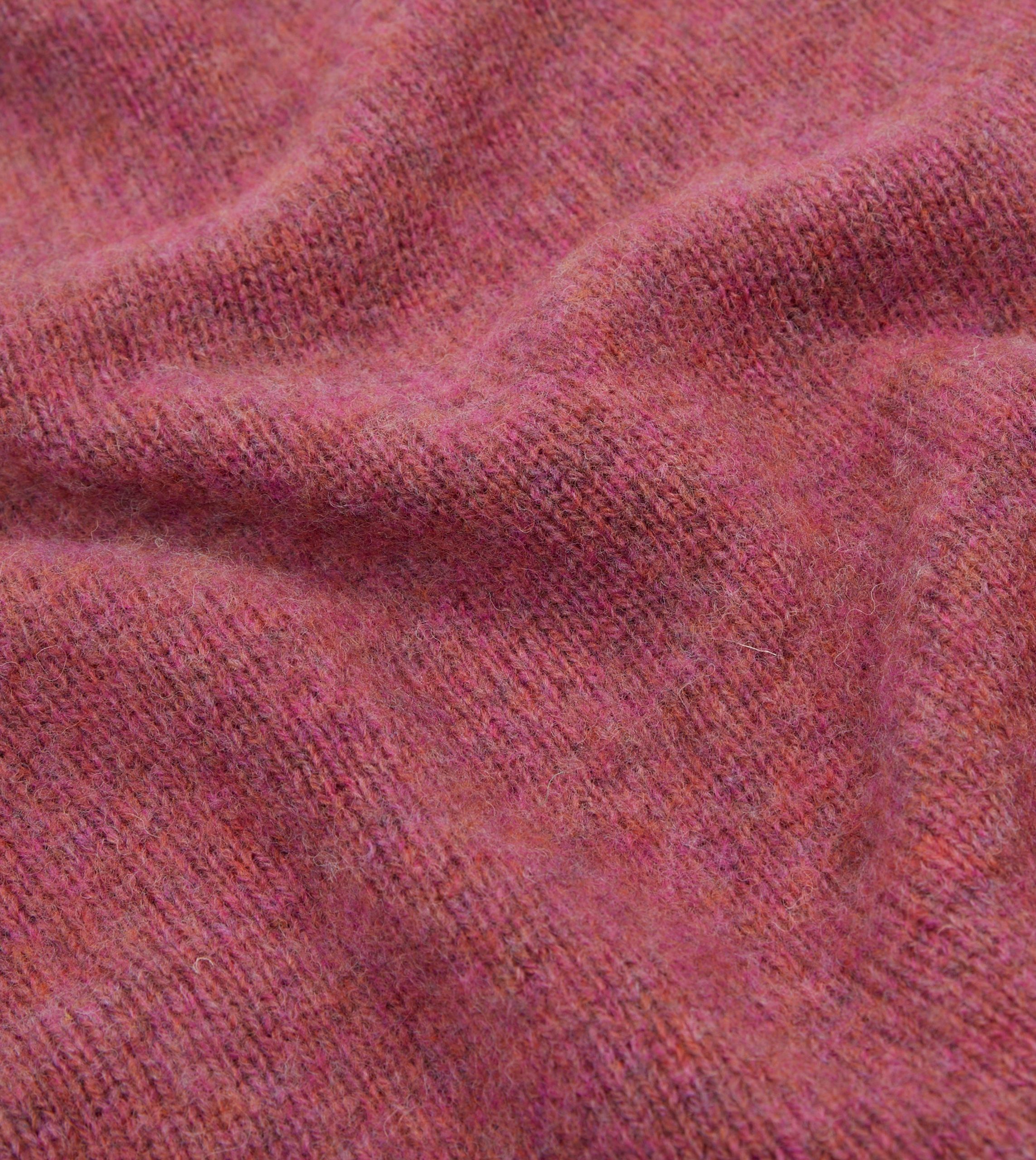 Mulberry Brushed Shetland Crew Neck Jumper - Image 2