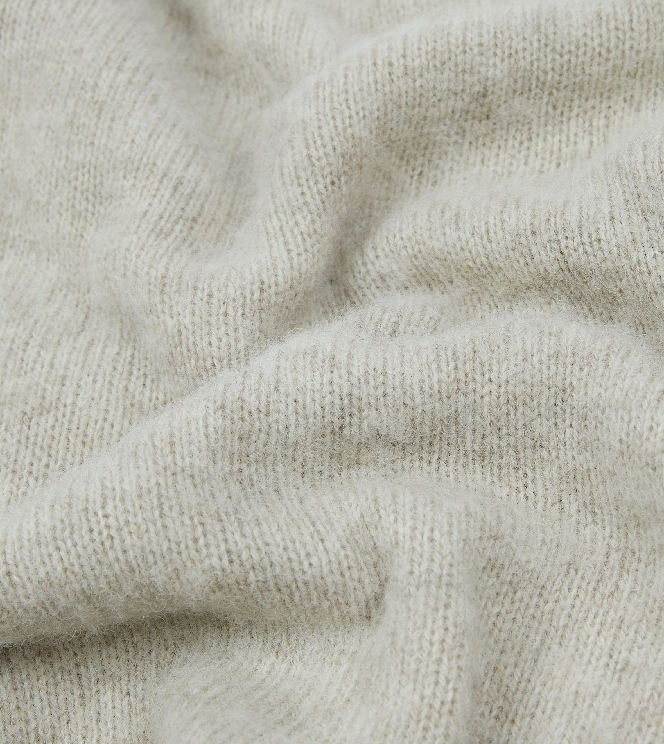 Stone Brushed Shetland Crew Neck Jumper - Image 2