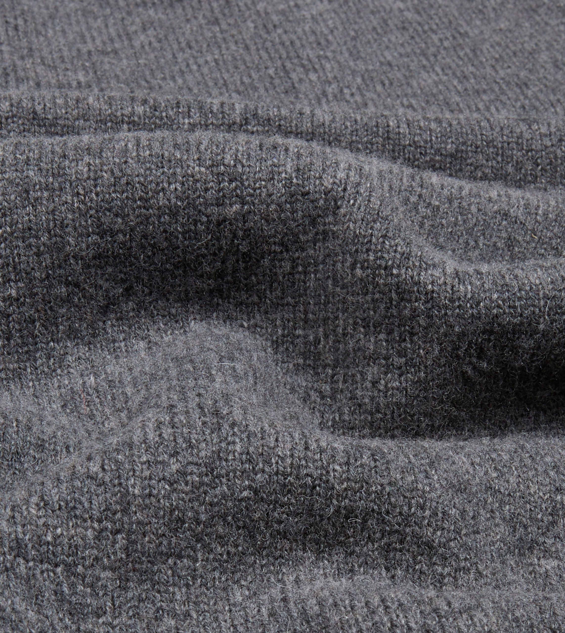 Grey Lambswool 6 Button Cardigan - Image 2