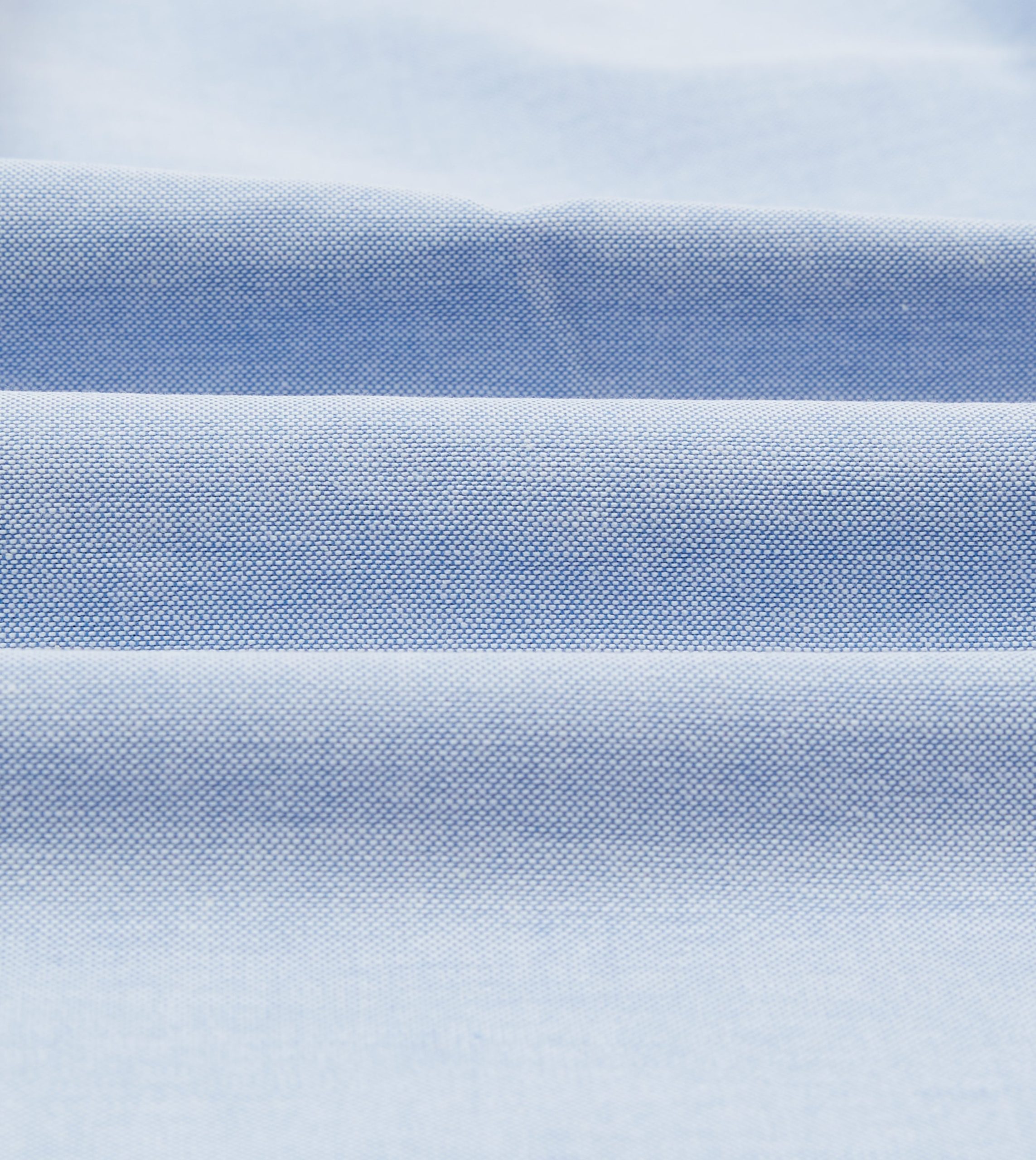 Ice Blue Cotton Oxford Cloth Button-Down Shirt - Image 2