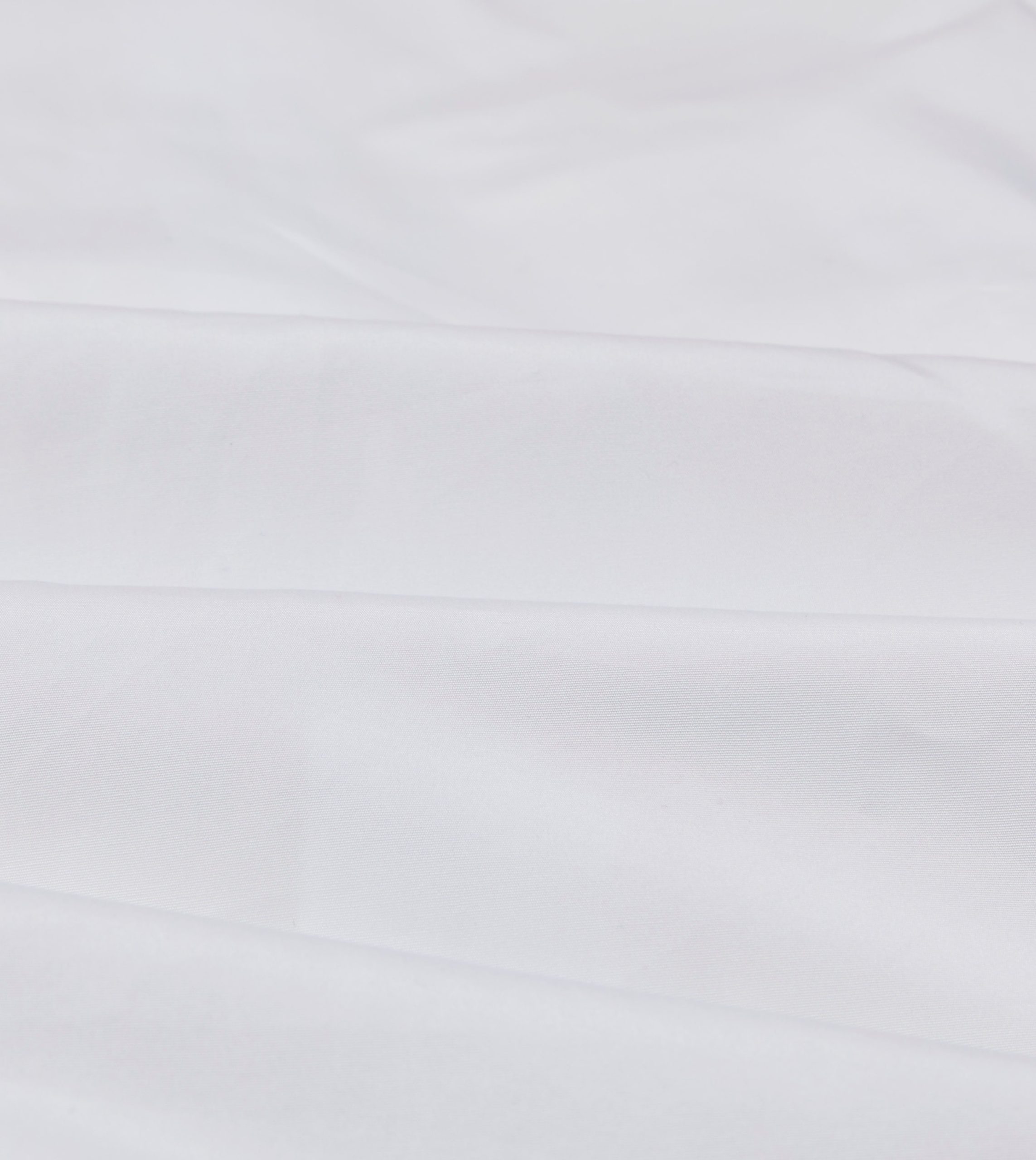 White Cotton Poplin Long Point Collar Shirt - Image 2