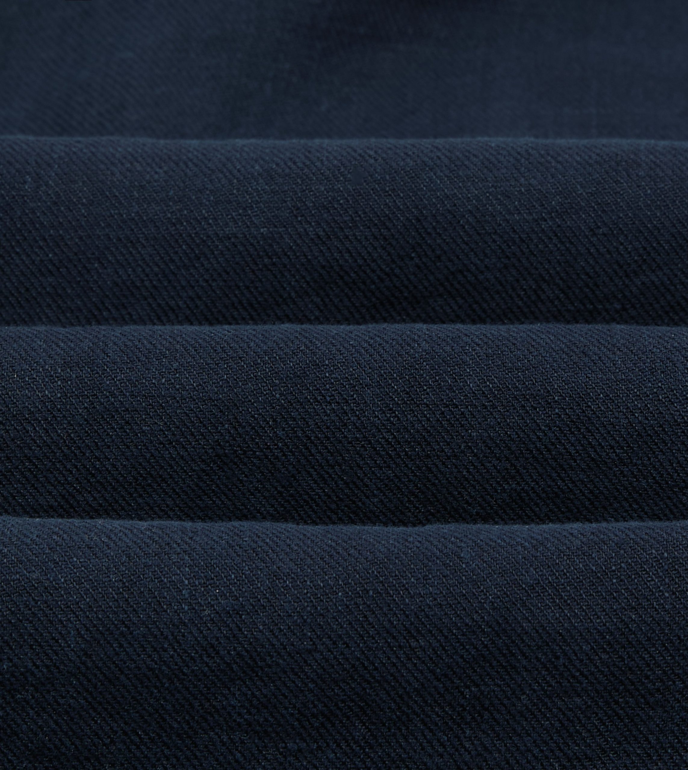 Indigo Linen Short Sleeve Safari Shirt - Image 2