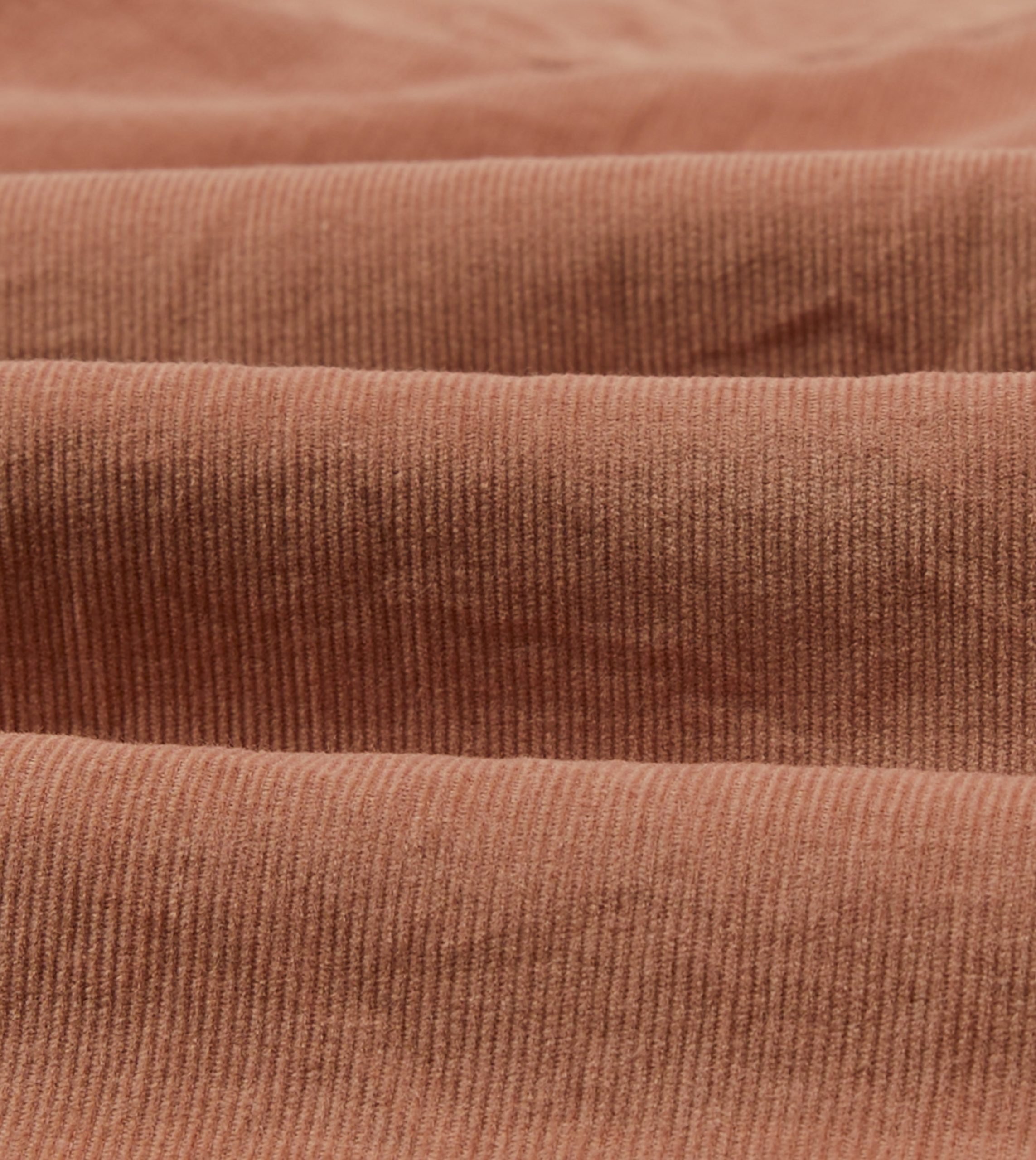 Washed Red Corduroy Two-Pocket Western Shirt - Image 2