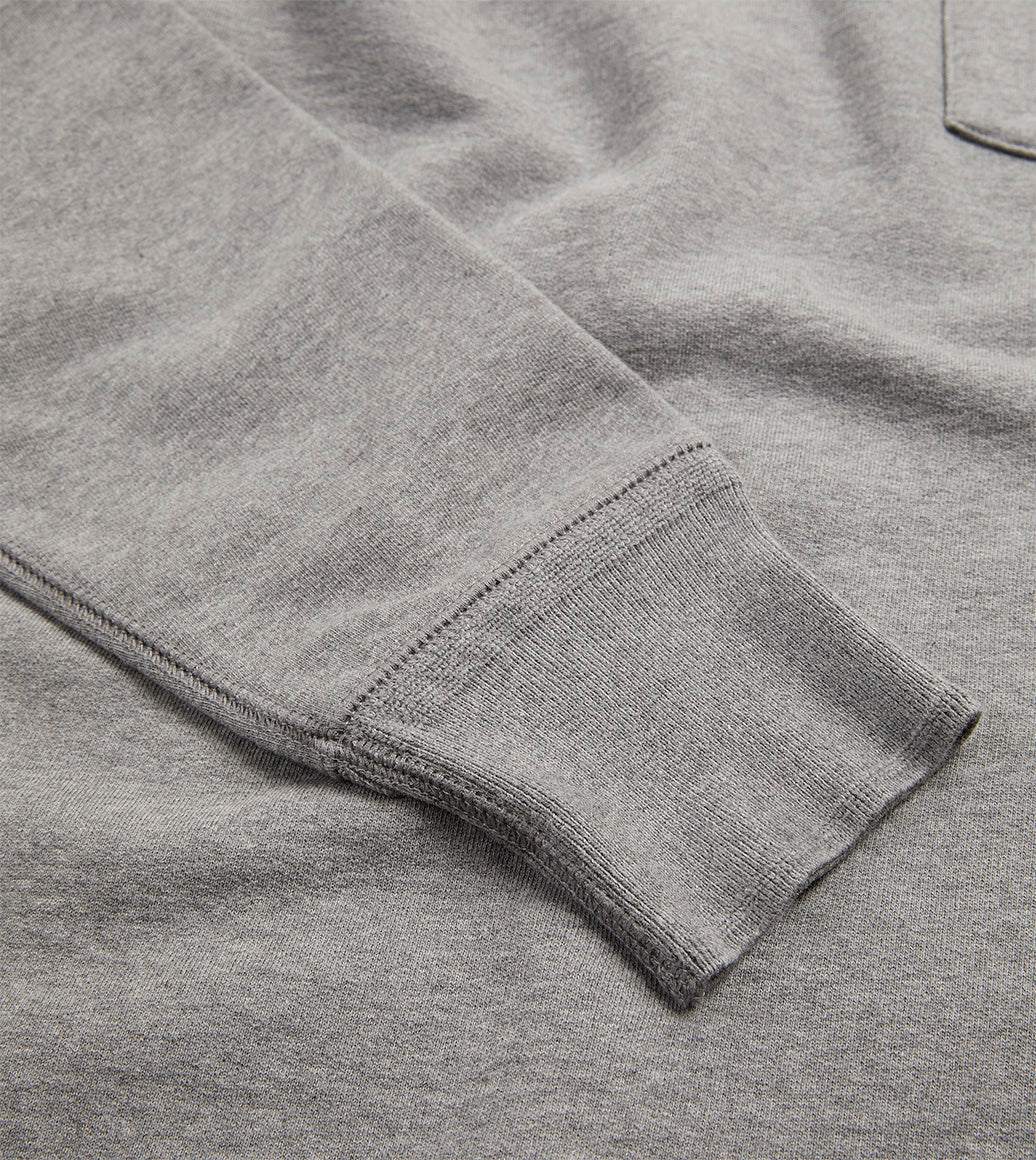 Grey Cotton Long-Sleeve Hiking Sweatshirt - Image 4