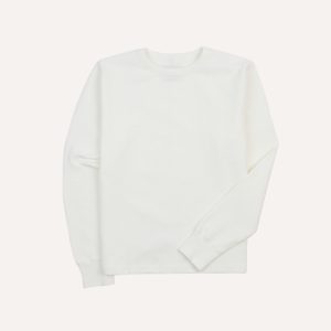 White Waffle Knit Long-Sleeve Hiking T-Shirt