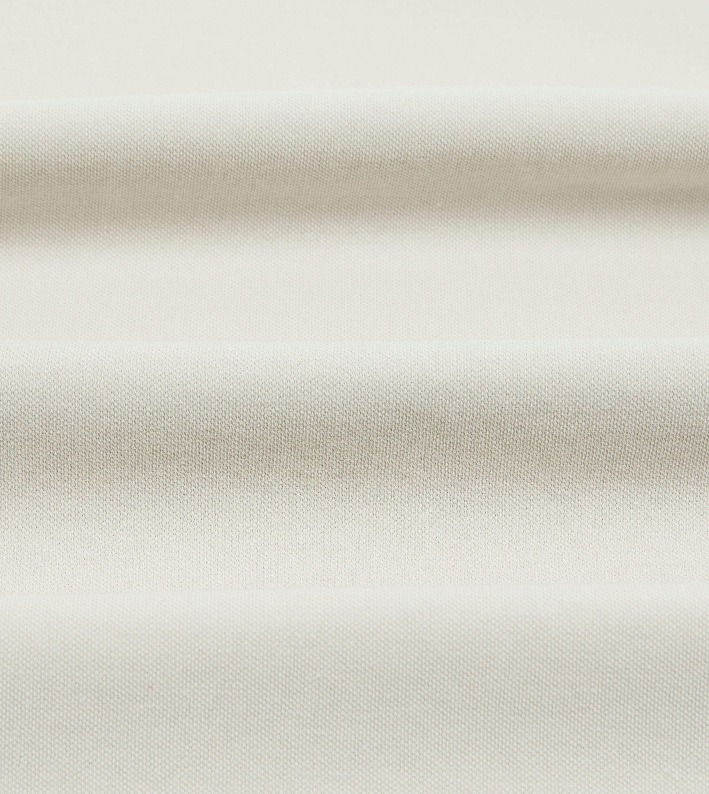 Ecru Piqu?? Cotton Polo Shirt - Image 2