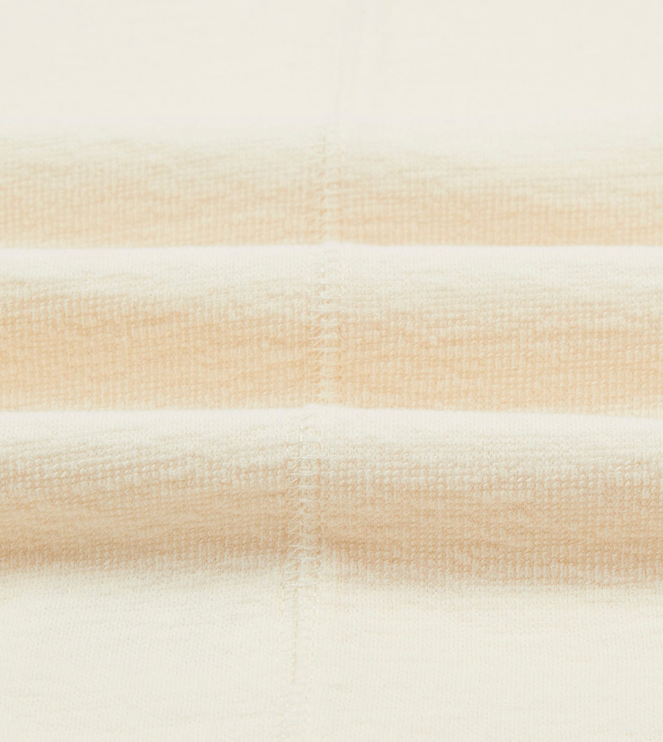 Ecru Cotton Long-Sleeve Mock Neck Hiking T-Shirt - Image 2