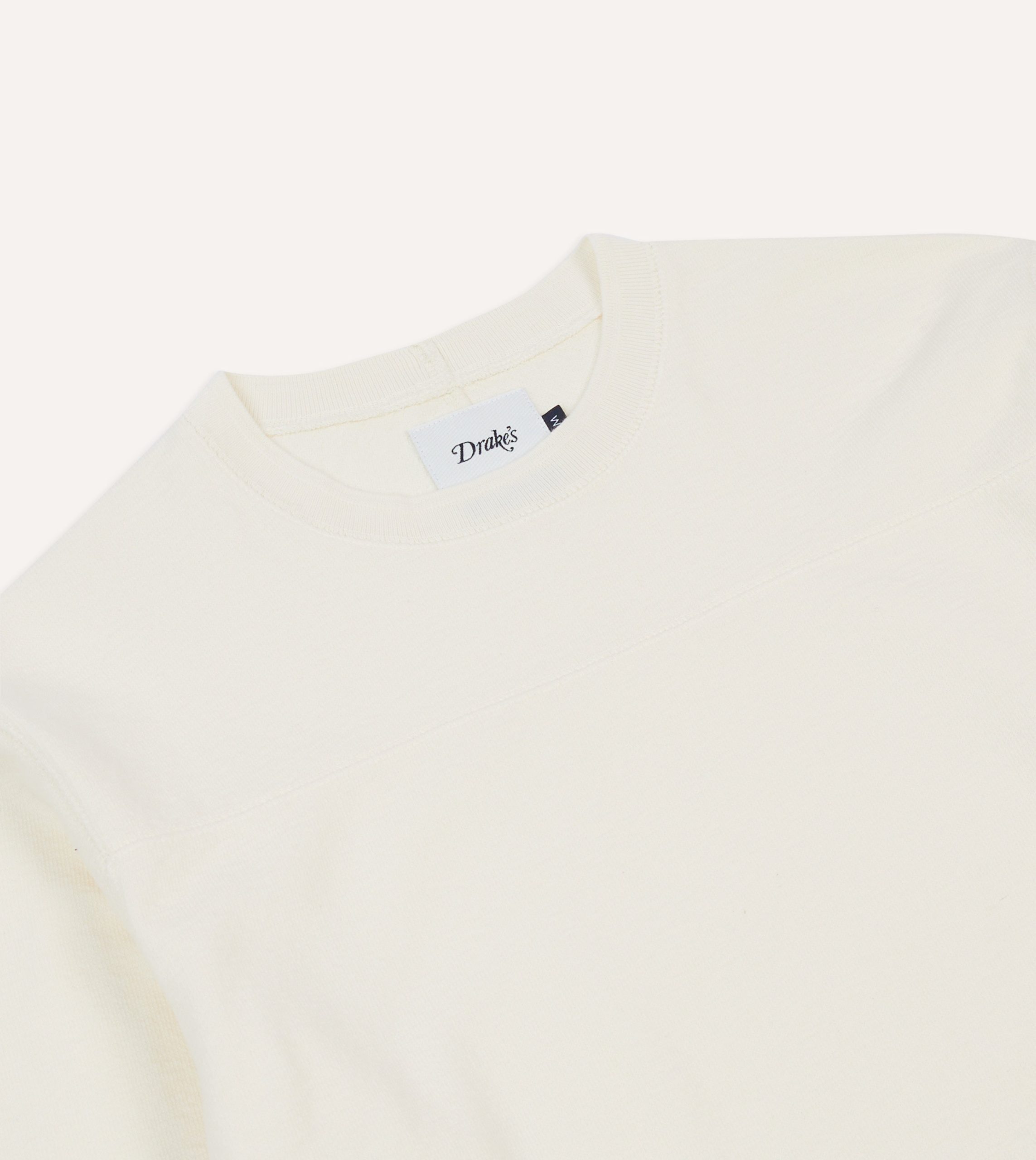 Antique White Panelled Cotton Training T-Shirt - Image 3