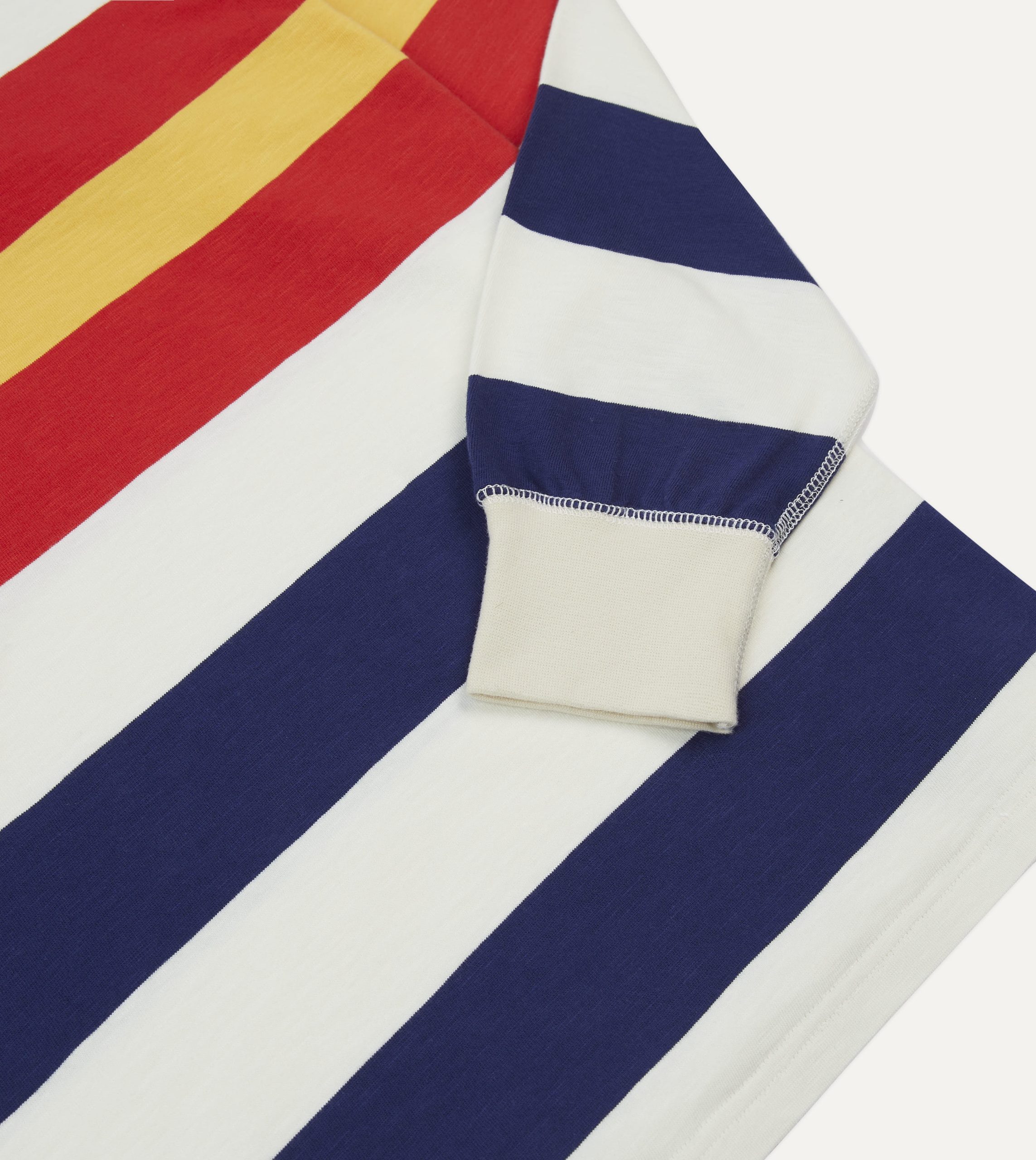 Multi Stripe Flamé Cotton Rugby Shirt - Image 5