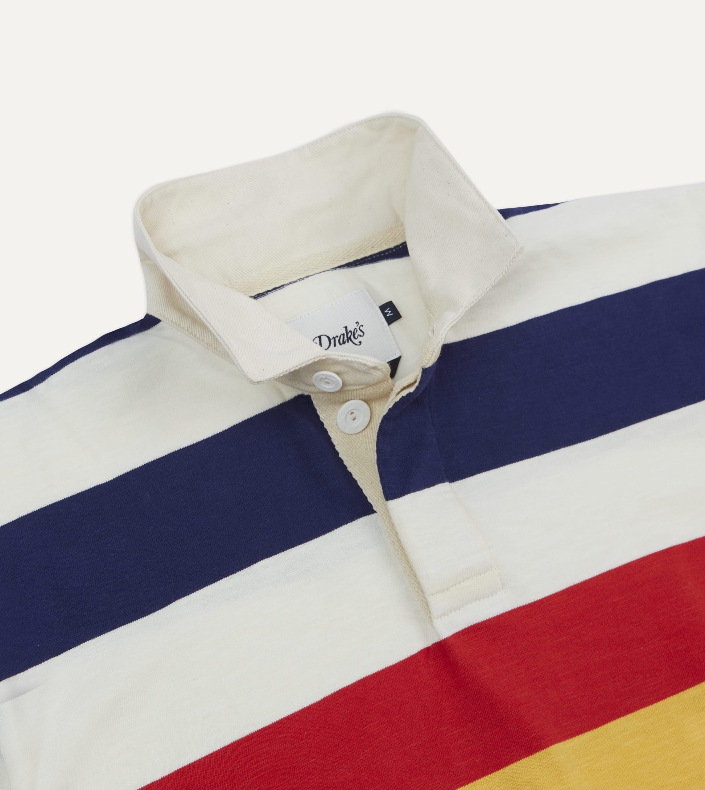Multi Stripe Flamé Cotton Rugby Shirt - Image 4