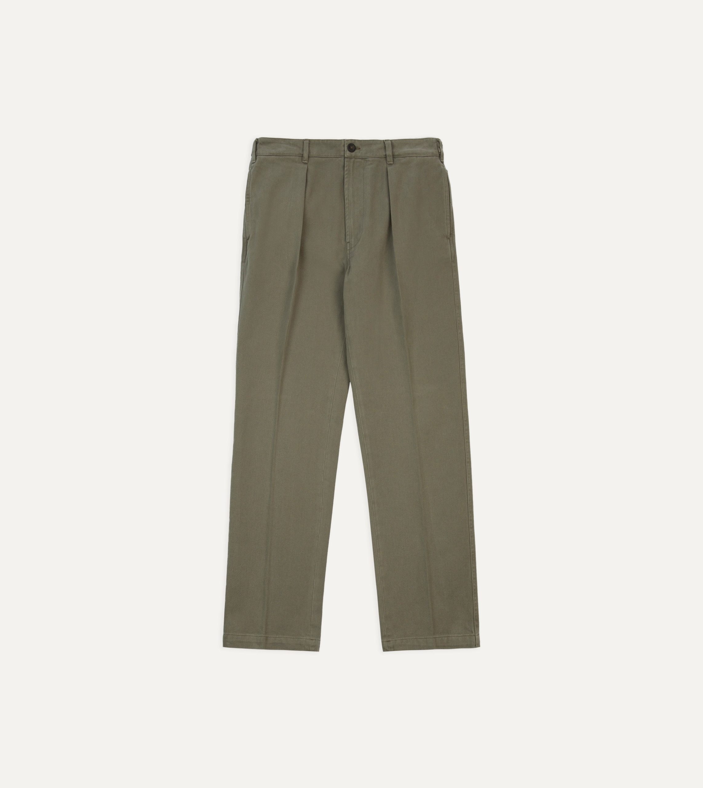 Khaki Heavy Cotton Twill Games Trousers - Image 3