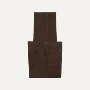 Cocoa Heavy Cotton Twill Games Trousers