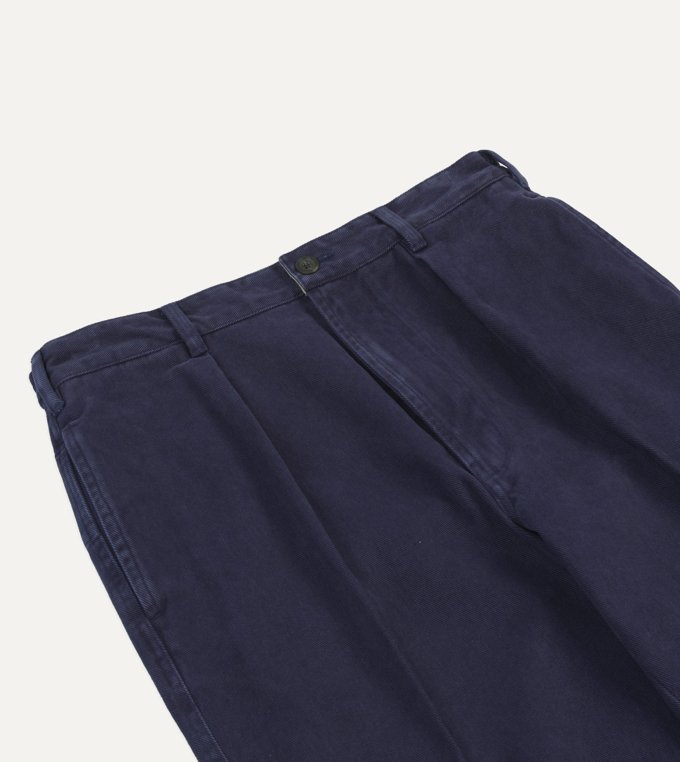 Indigo Heavy Cotton Twill Games Trousers - Image 4