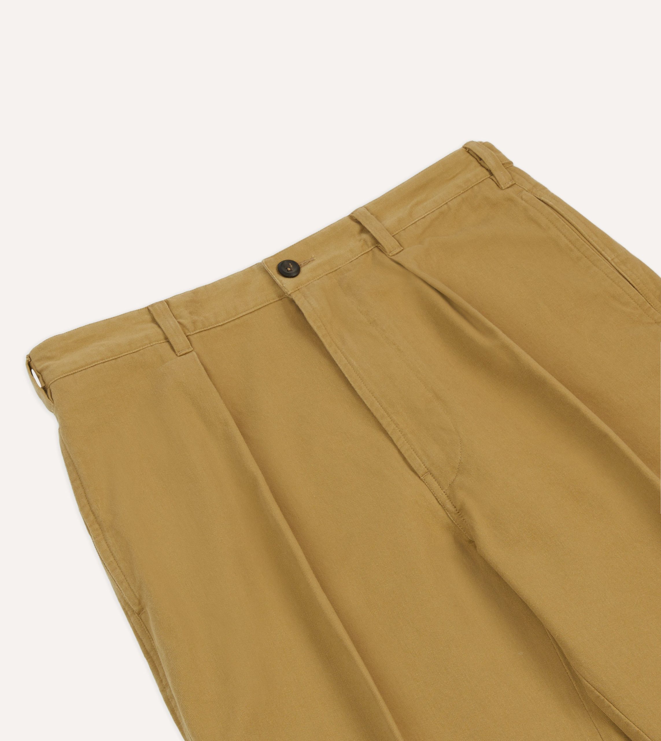 Sand Vintage Wash Cotton Games Trousers - Image 4