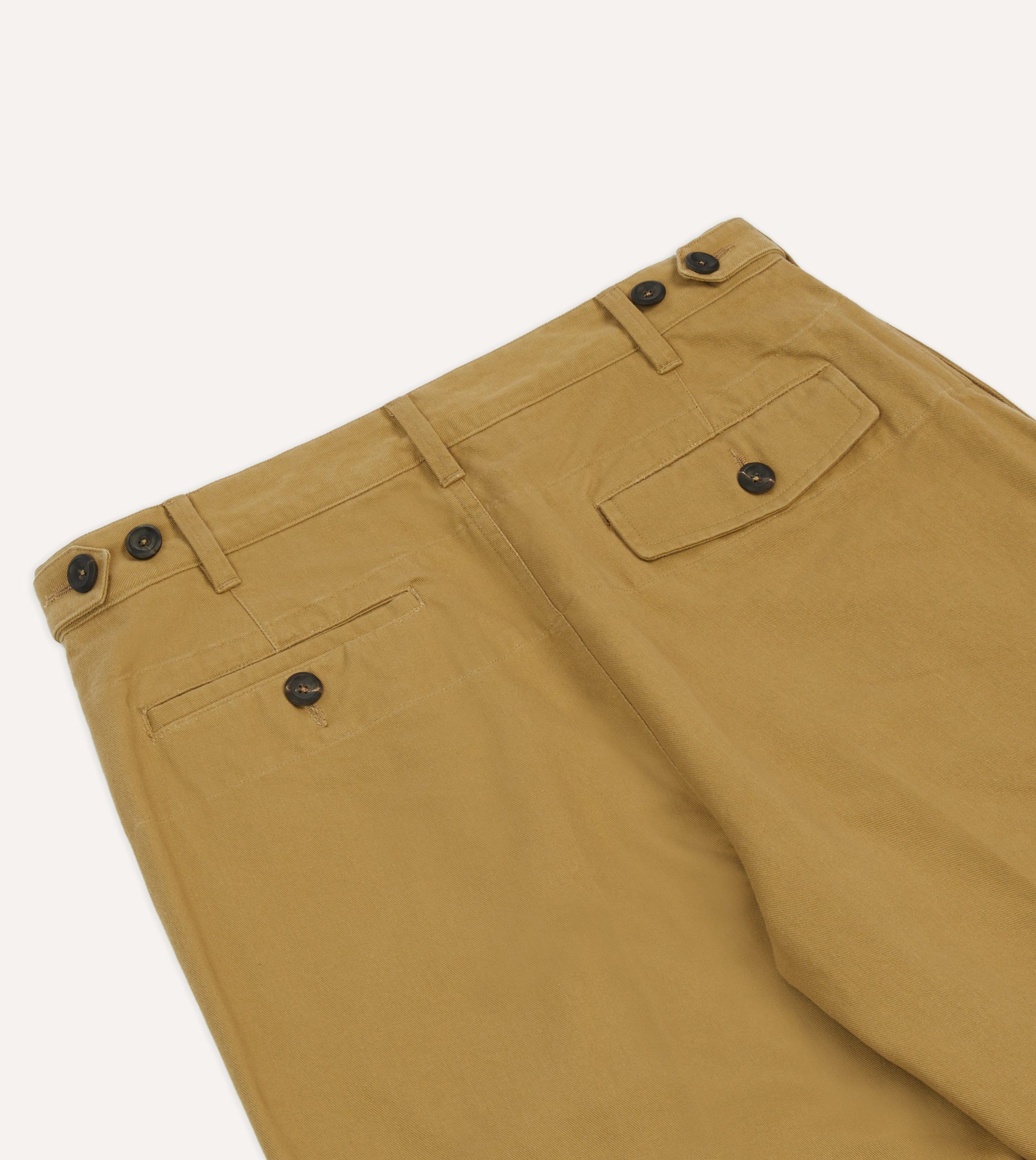 Sand Vintage Wash Cotton Games Trousers - Image 5