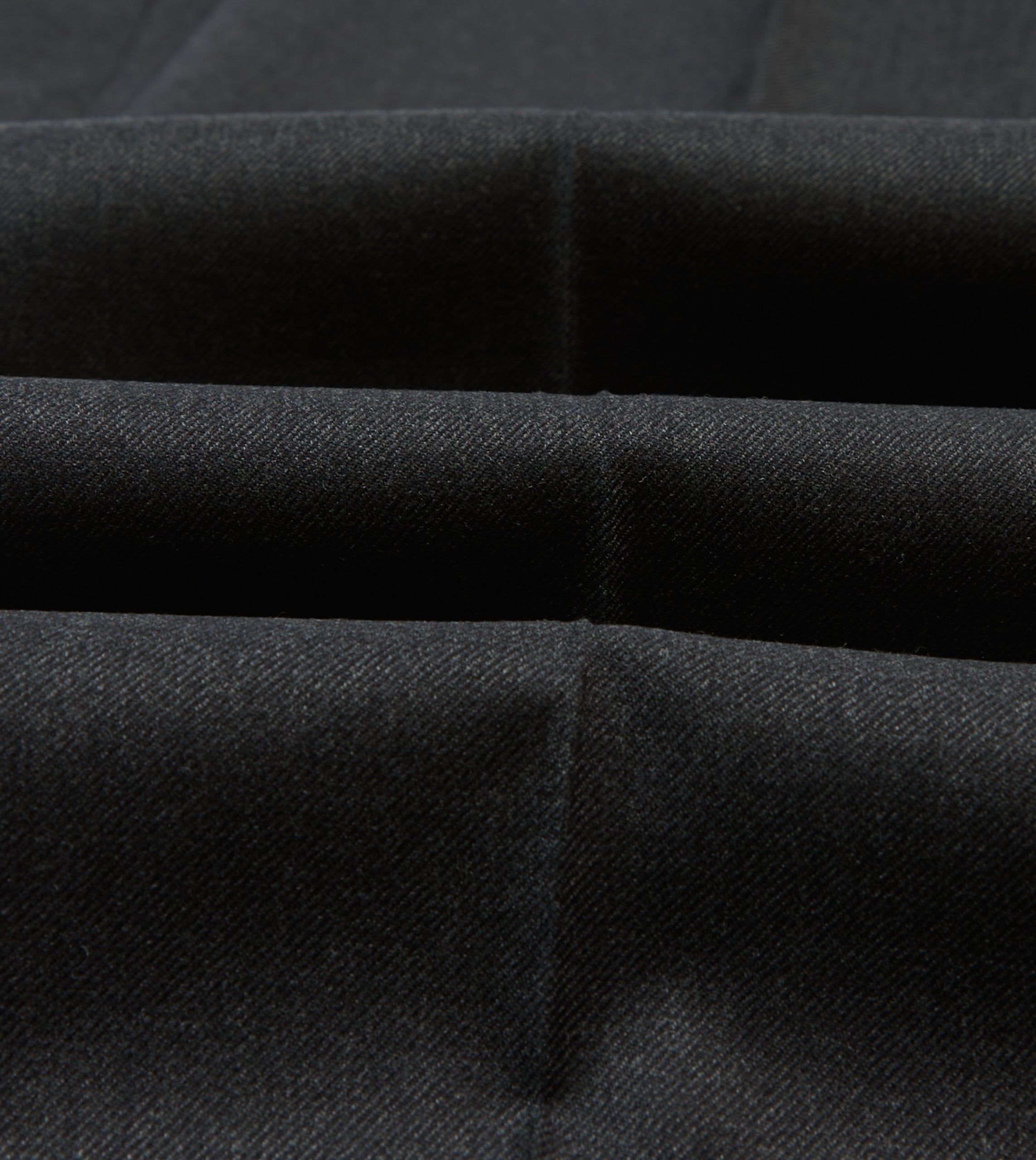 Grey Worsted Wool Flat Front Trouser - Image 2