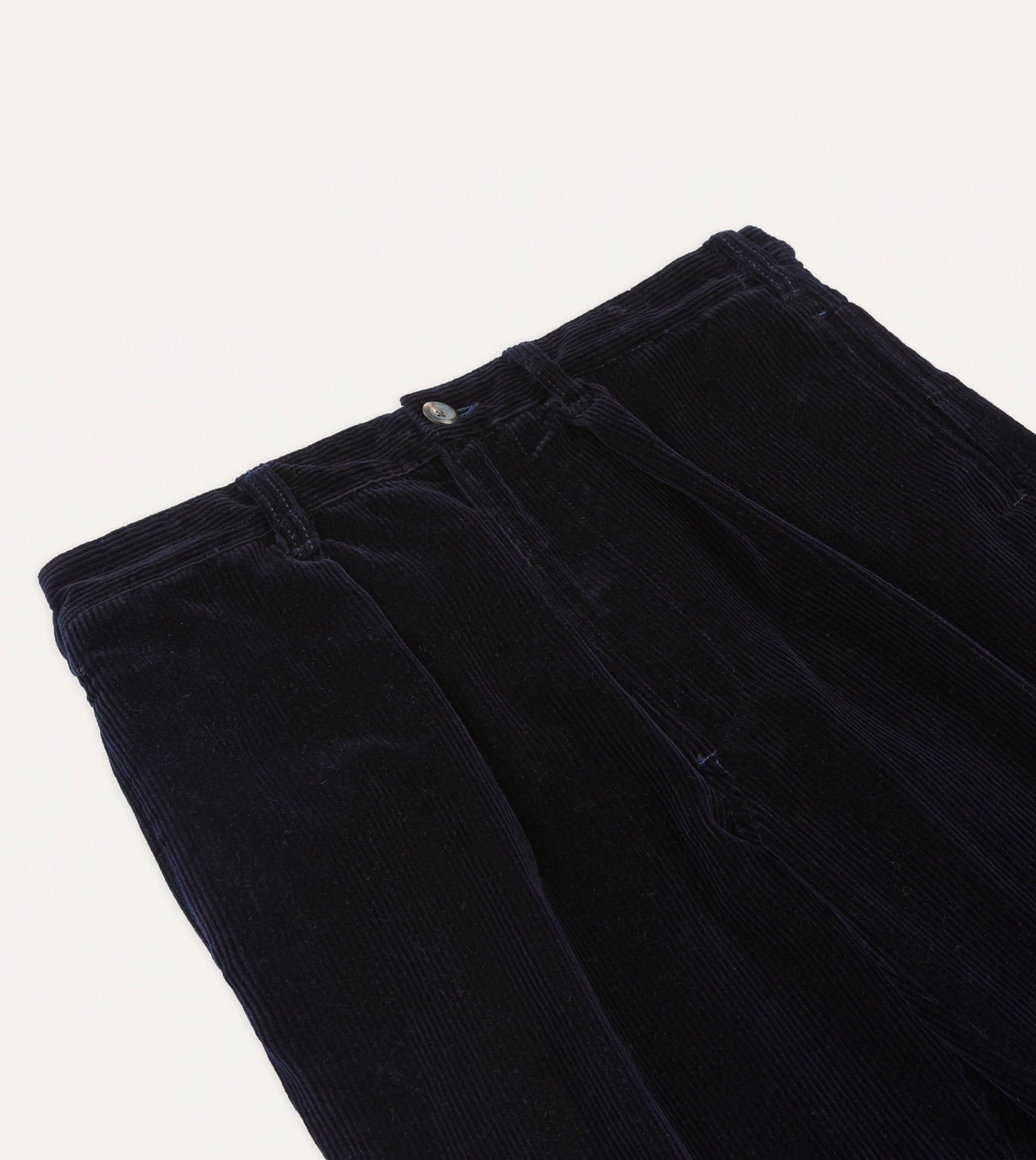 Navy Cotton Corduroy Games Trousers - Image 4