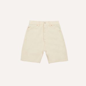 Ecru 12.7oz Selvedge Denim Five-Pocket Shorts