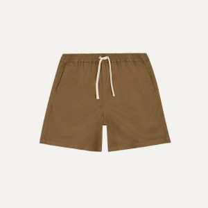 Michael McGregor for Drake's Fawn Drawstring Shorts