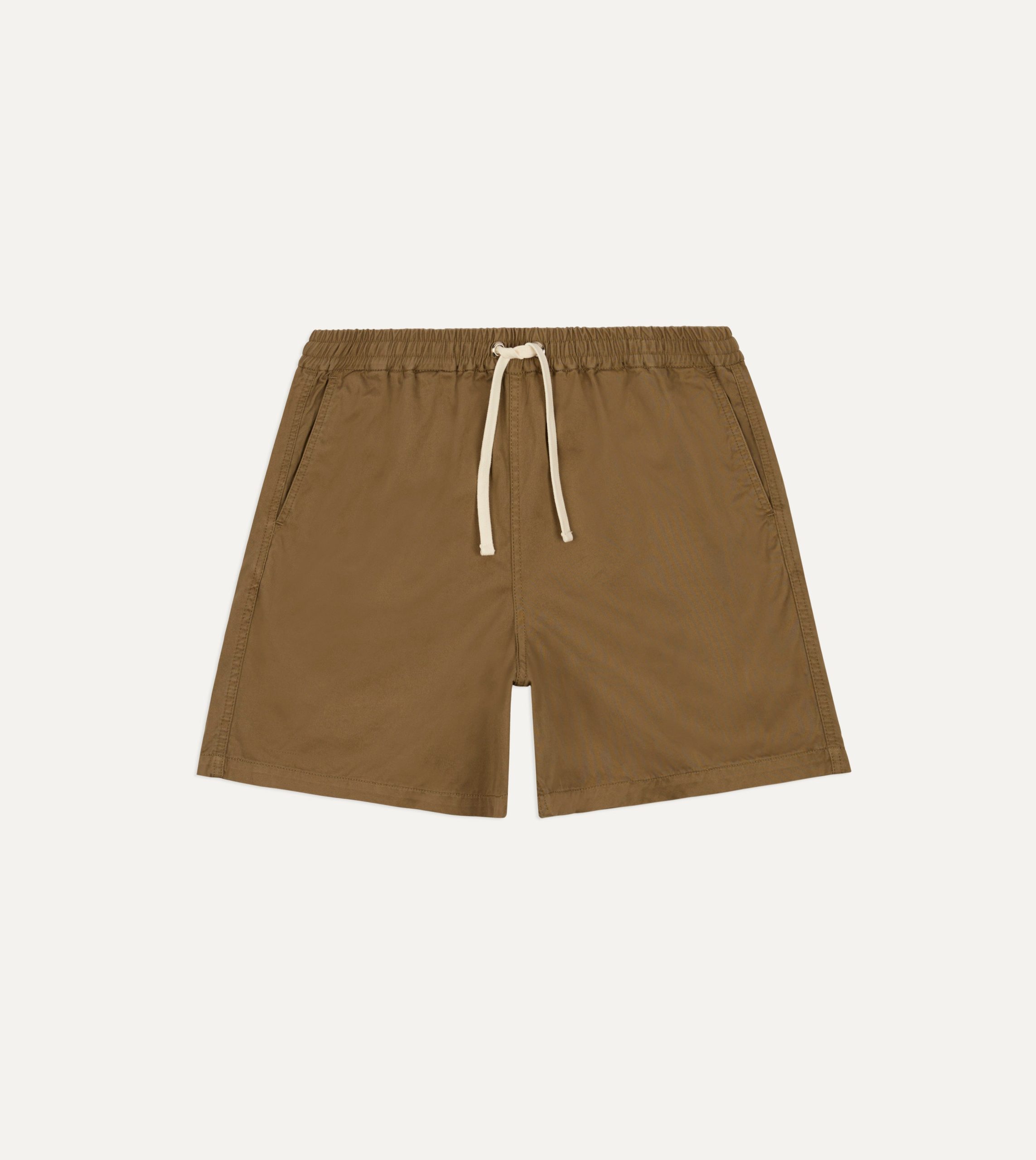 Michael McGregor for Drake's Fawn Drawstring Shorts
