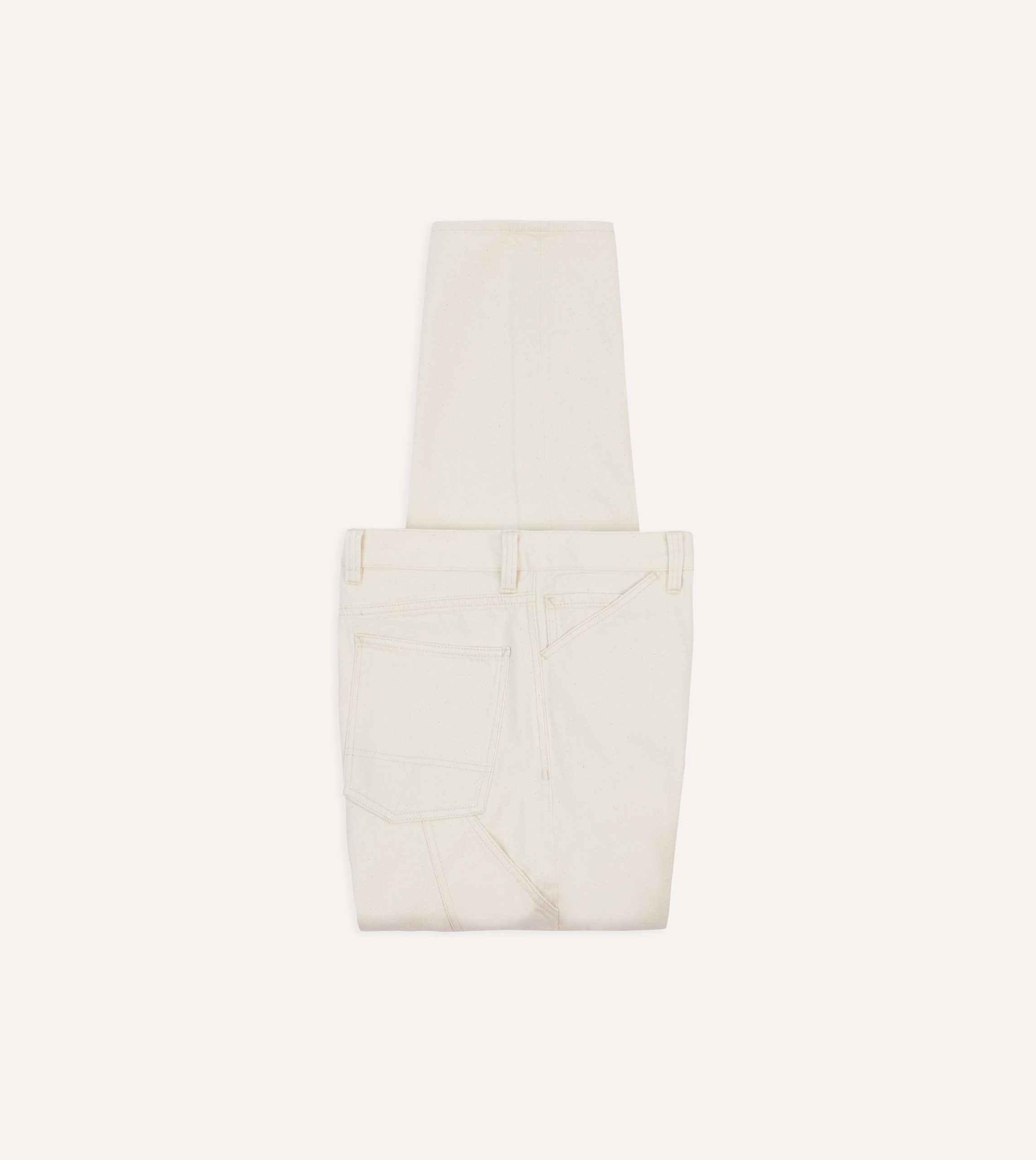 Ecru 12.7oz Selvedge Denim Painter Pants