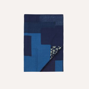 Blue Blue Japan Indigo Handstitched Patchwork Blanket