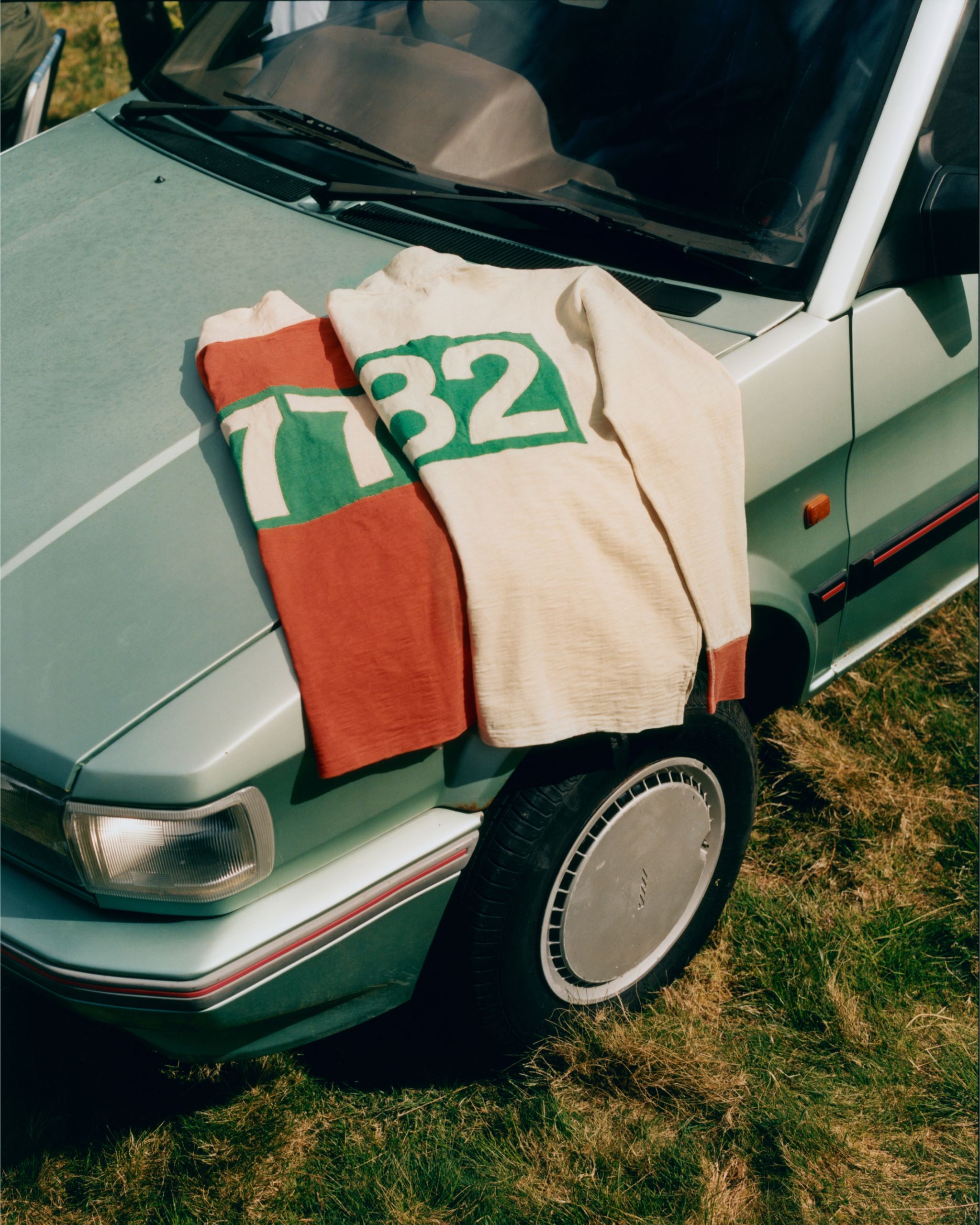 Drake's and New Balance '77 Flam?? Rugby Shirt - Image 8